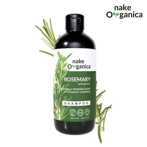 Rosemary Shampoo for Thin Hair | Control Hair fall – Nake Organica, Rosemary shampoo for hair loss, Organic hair shampoo, hair care, hair serum, women hair serum