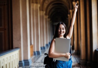 portrait-young-asian-woman-student-using-laptop-tablet-smart-happy-pose-university-college