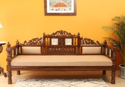 Get cozy with our stylish wooden sofa sets – buy online now!