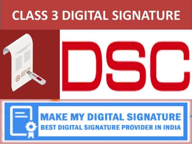 Apply Class 3 Digital Signature Certificate