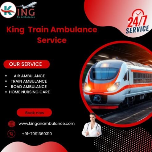King Train Ambulance in Patna- Experience a Relaxing Journey to Your Source Destination