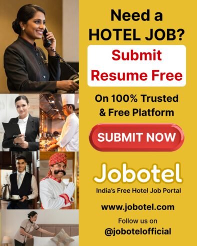 Jobotel – India’s FREE Hotel Job Portal