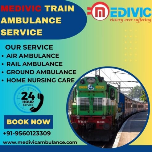 Hire Risk-Free and Secure Transfer Provide by Medivic Train Ambulance in Lucknow