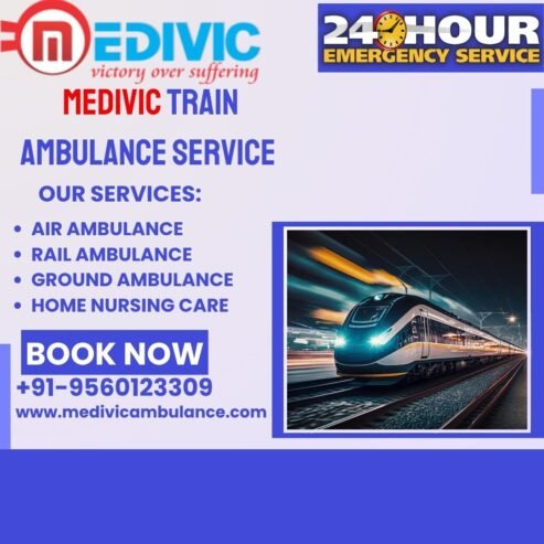 Experience Smooth Transit with Medivic Train Ambulance Service in Lucknow