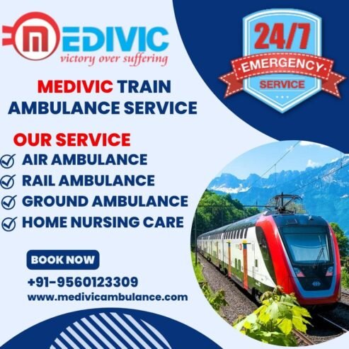Select Reliable Medivic Train Ambulance in Silchar for Smooth Transfer of Patients