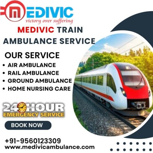 Comfort and Good Care Transport Provide by Medivic Train Ambulance in Dibrugarh