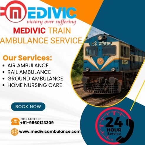 Secure and Acute Transfer Provide by Medivic Train Ambulance Service in Dibrugarh