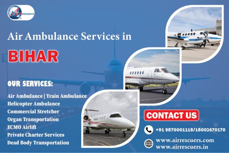Top Air Ambulance Services in Bihar – Fast, Reliable & 24/7 Medical Transport.