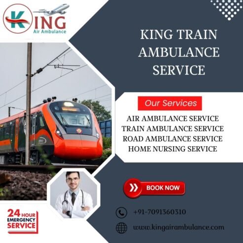 King Train Ambulance in Mumbai Provides Non – Stop Travel until Reach Their Destination