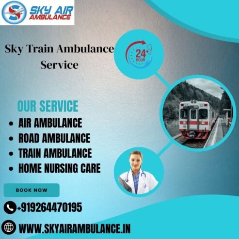 Choose Sky Train Ambulance service in Jabalpur to transport your critical patient or loved ones