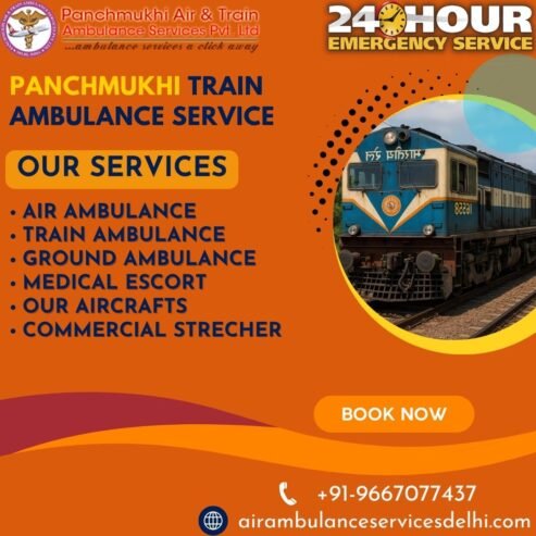 Top Class Medical Facility Provides by Panchmukhi Train Ambulance in Vellore