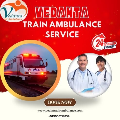 Vedanta Carries the Full Transit Load in Ranchi in its Train Ambulance