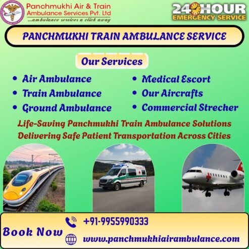 Panchmukhi Train Ambulance Is Known For Its Efficient and Safe Patient Transfer in Pune