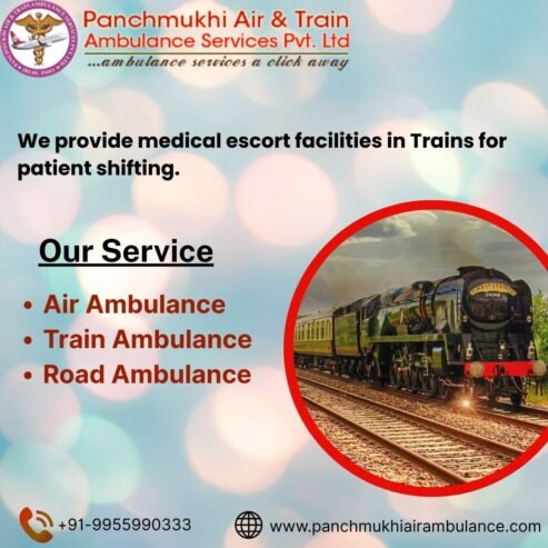 Choose Train Ambulance Service in Guwahati with a Skilled Medical Professional
