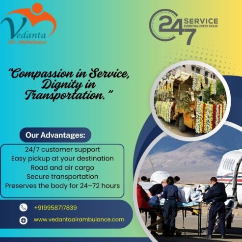 Elect Vedanta’s Dead Body Transportation Service in Bangalore for Shifting Your Deceased Body Fluently and Easily