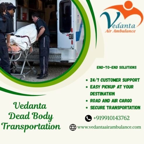 Vedanta corpse Ambulance in Varanasi- Helpful while arranging corpse transportation