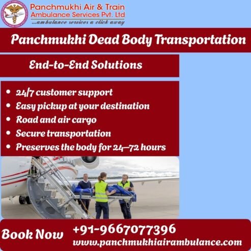 Panchmukhi Dead Body Transportation in Hyderabad – Expert Dead Body Transfer Team Provided