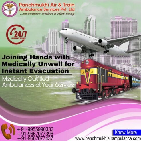 With Fast Evacuation, Use the Most Reliable Air Ambulance Service in Coimbatore by Panchmukhi