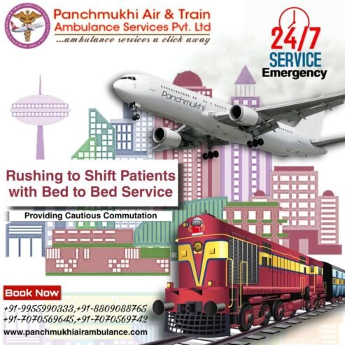 With a Medical Facility, Obtain a Cheap Price Air Ambulance from Guwahati by Panchmukhi