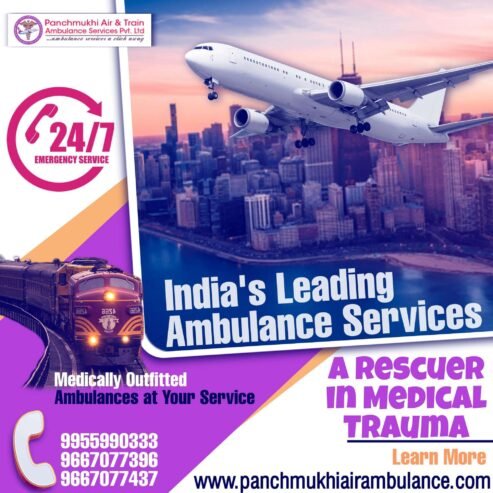 With Well Organised Medical Setup, Hire a Superior Air Ambulance from Mumbai by Panchmukhi