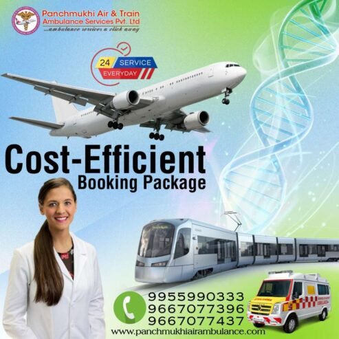 Take an Air Ambulance in Guwahati for Emergency Evacuation in Minimal Time by Panchmukhi