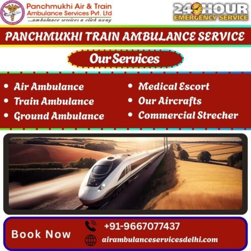 Panchmukhi Train Ambulance Service in Vellore- High-Tech Medical Facility Here