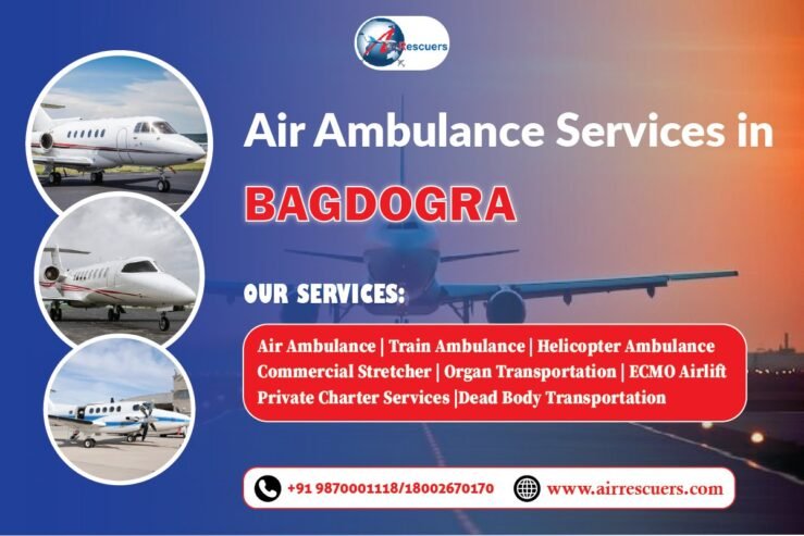Bagdogra air ambulance services are really important.