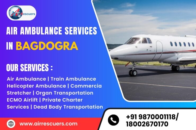 Air Ambulance Bagdogra – Quick and Reliable Emergency Medical Transport.