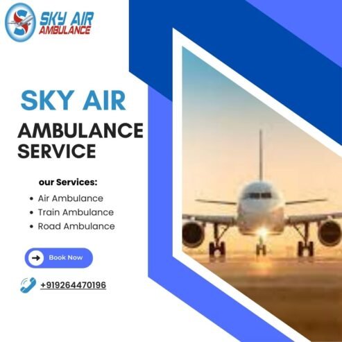 Utilise Sky Air Ambulance for Safe Patient Transfer from Kolkata to Delhi