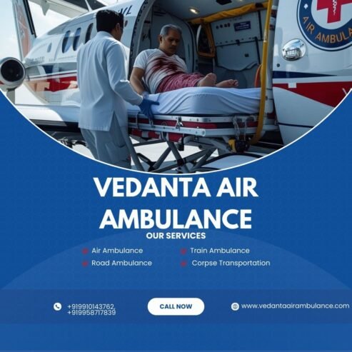 Urgently transferring your patient from Raipur to Hyderabad by Vedanta Air Ambulance