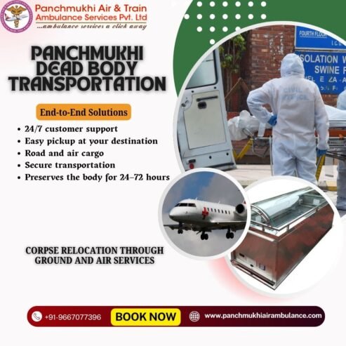 Panchmukhi dead Body Transport in Delhi- Top Level Facility and Transfer