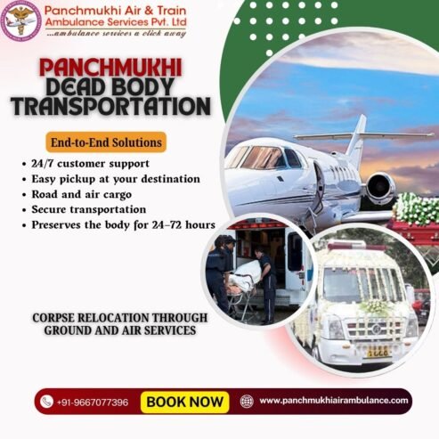Panchmukhi Dead Body Transportation in Nagpur – Choose the Exceptional Mortuary Box Transportation