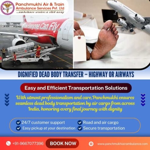 Panchmukhi Corpse Transportation in Varanasi– Arranging Dead Body Transportation as per Your Convenience