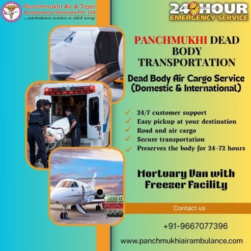 Panchmukhi Dead Body Transport Service in Kolkata Ensures Safe Transfer of the Dead Body