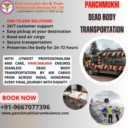 Panchmukhi Corpse Transportation in Mumbai – Hire the Best Support for Shifting Corpses