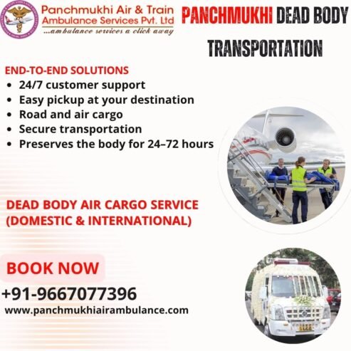 Panchmukhi Dead Body Transportation in Mumbai-transferred in special chemical body wrapping