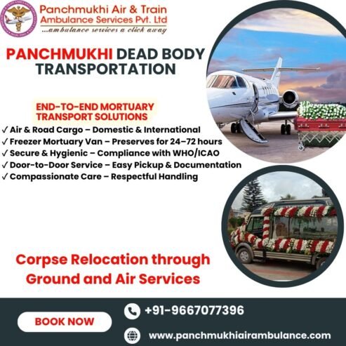 The Excellent and Reliable Pick Panchmukhi Dead Body Transfer in Patna