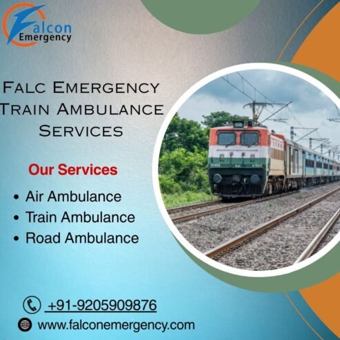 FALC Emergency ICU Train Ambulance from Patna- Cost-Effective and Non-Risky Transportation