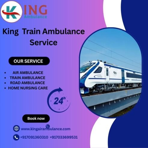 King Train Ambulance Service in Patna Offers You Excellent Medical Care