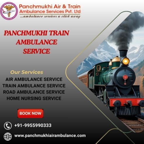 Use Panchmukhi Train Ambulance for 24/7 Critical Type of Cases in Jamshedpur