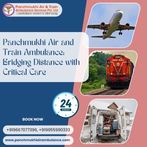 Panchmukhi ICU Train Ambulance in Patna- Promising Medical Transport without complications