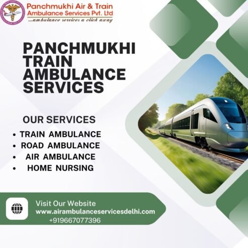 Use Panchmukhi Train Ambulance Services in Pune for the Transfer of Your Critical Patients across India
