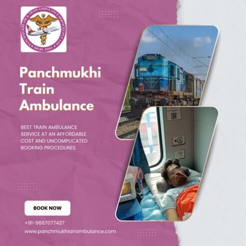 Train Ambulance from Ahmedabad with Skilled Medical Professionals