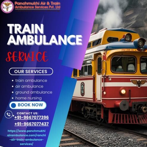 Choose the Panchmukhi train ambulance service in Bangalore for the transport of your patient.