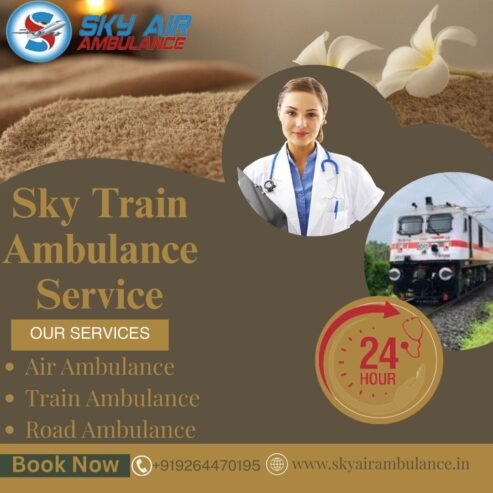 Get Sky Train Ambulance Service for Quick Transfer of Patients in Bhopal