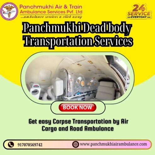 The corpse is transported by Panchmukhi in Ranchi; the necessary legal regulations are followed during the journey