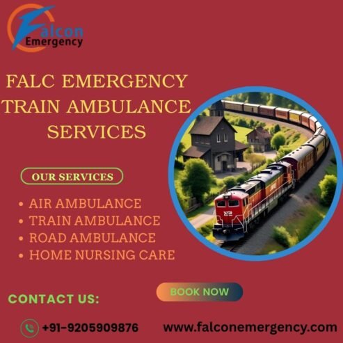 FALC Emergency took control of its transfer to Delhi in a train ambulance