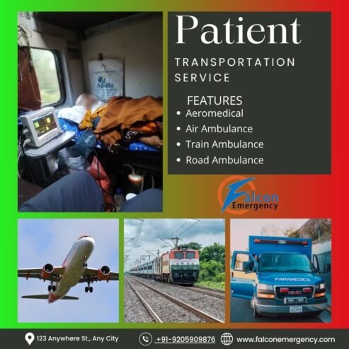 FALC Emergency has a Comfort Filled Medical Transport organised on time in Patna