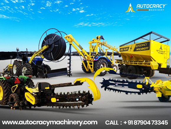 Trenchers, Pole Stackers & Aquatic Weed Harvesters – Efficient Equipment for Construction, Agriculture & Water Management