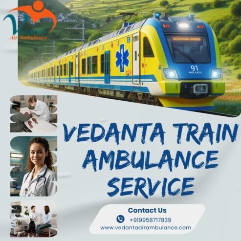 Vedanta is an expert at handling critical circumstances in Chandigarh Train Ambulances